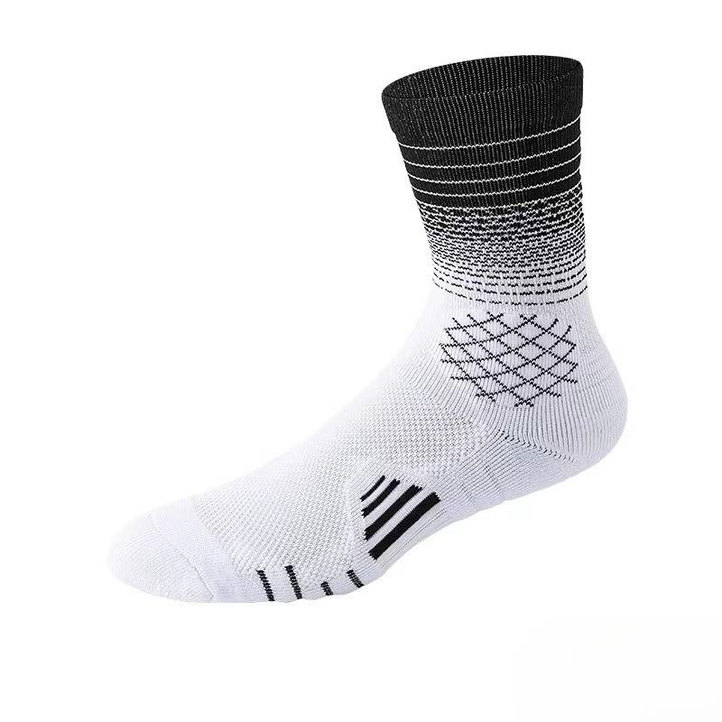 Men's Spring and Autumn Professional Basketball Colorful Non Slip Socks