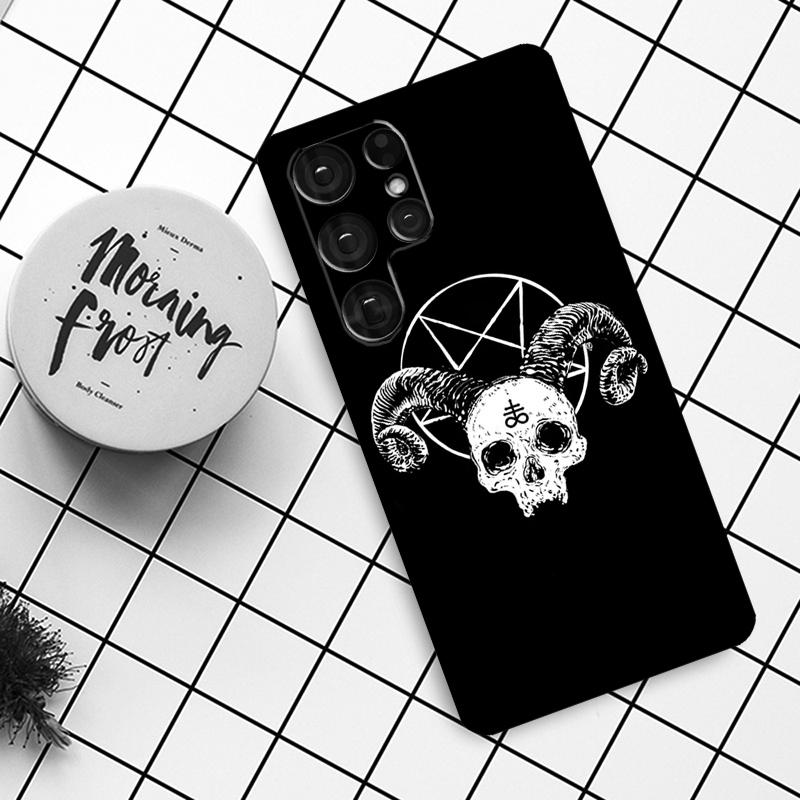 Ram Skull Skeleton Horror Case For Samsung Galaxy S23 S21 S22 Ultra S8 S9 S10 Note 10 Plus Note 20 Ultra S20 FE Cover