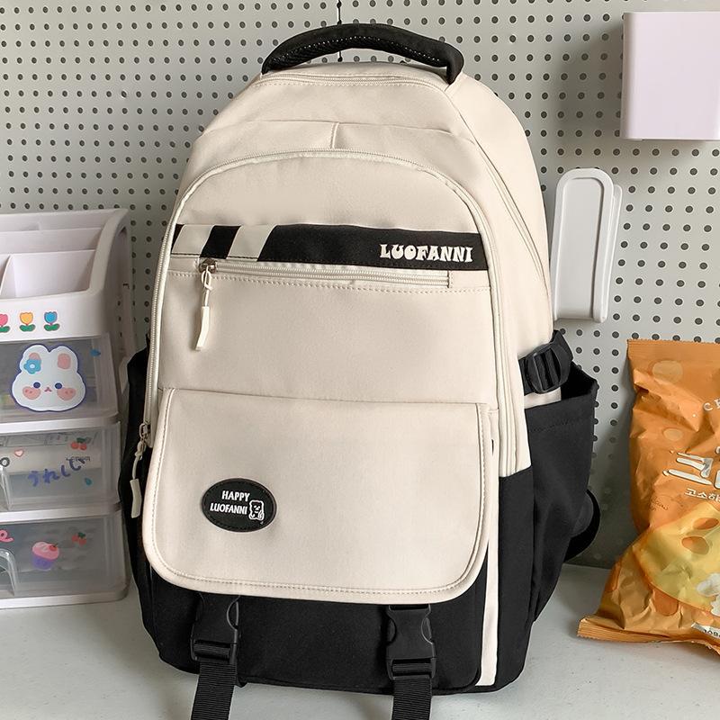 Children Elementary School Students Girls Junior High School Students High School Students Color Blocking Backpack College Students Backpack