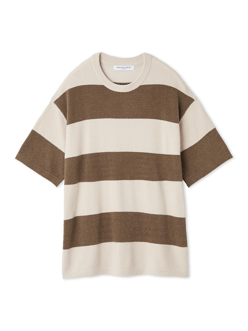 

Gelato Pique HOMME Smoothy Lite 2 Border Pullover PMNT254900PNKM рожевий