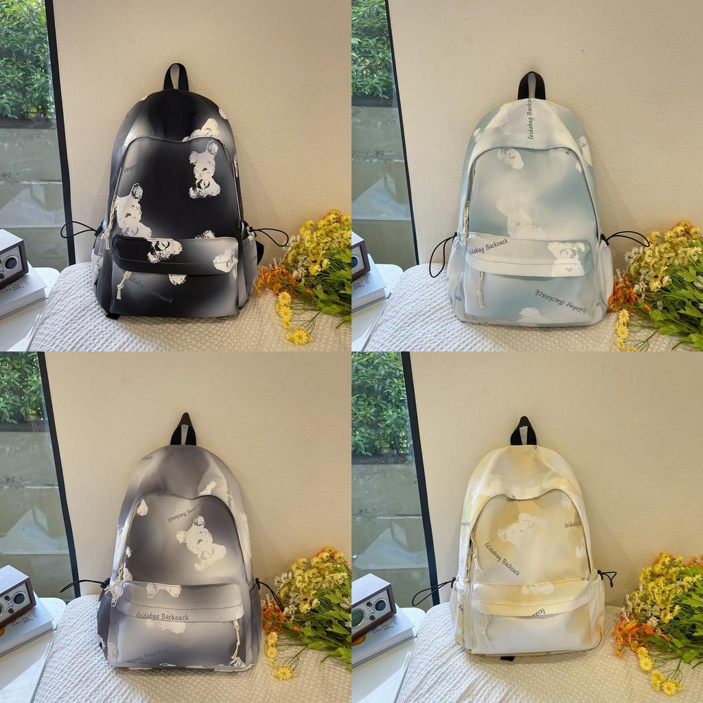 Fashionable Gradient Print Backpack With Spacious 20-35l Capacity And Waterproof Design