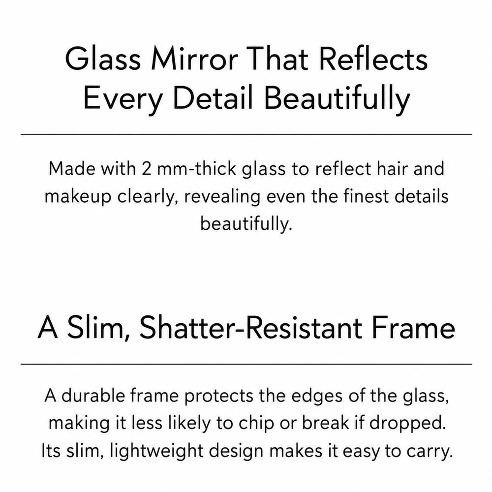 ReFa HEART MIRROR ReFa HEART Comb Aira Set Rose Gold