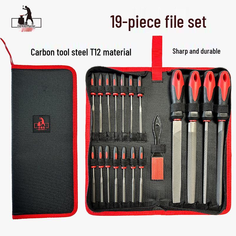 

Набор напильников из 17 предметов с сумкой для инструментов Оксфорд для слесарей и плотников