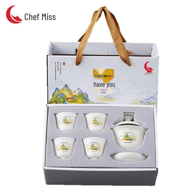 Qianli Jiangshan Ceramic Tea Set