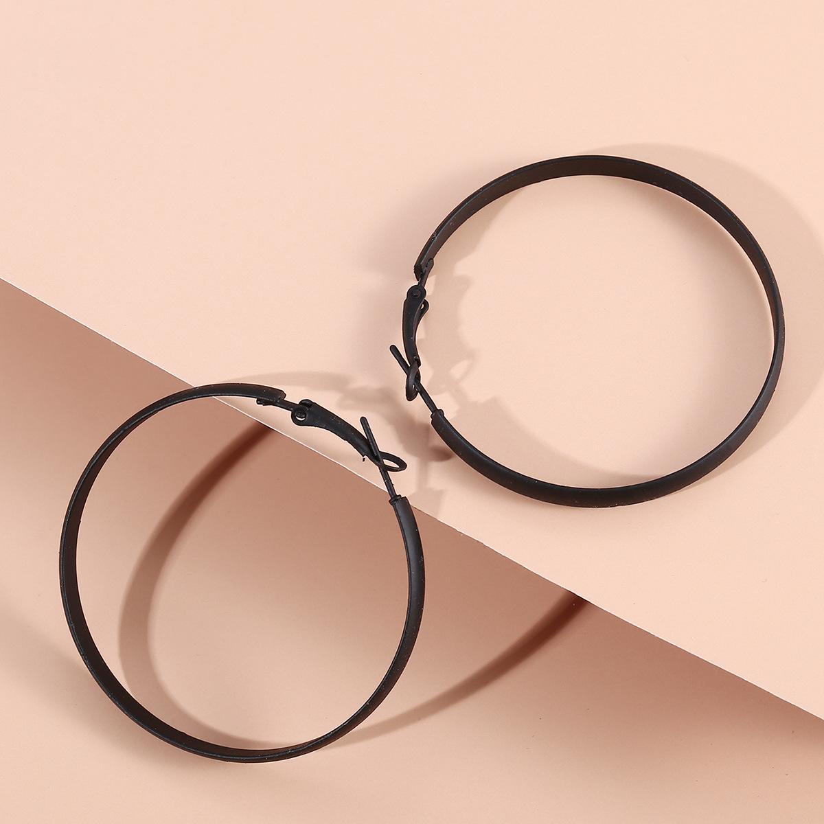 

2 шт. Женские модные простые геометрические серьги-кольца с цирконом, аксессуары, подходят для свидания, вечеринки, фестиваля, подарки