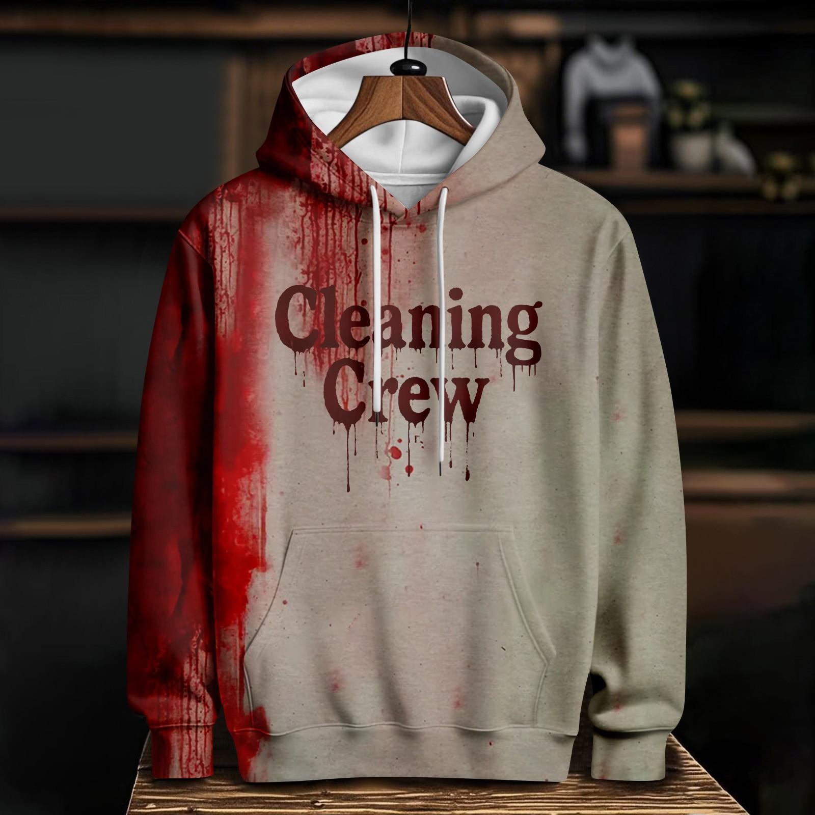 

Women s Casual Fashion Halloween Printed Long Sleeve Pullover Hooded Sweatshirt L