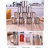250ml Mini 304 Stainless Steel Cup, Simple Handheld Water & Mouthwash Cup for Household Use