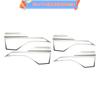 Stainless Steel Door Audio Speaker Cover Trim for Volkswagen VW T-cross Tcross 2018-2023 Stereo Loudspeaker Frame Interior Car Accessories