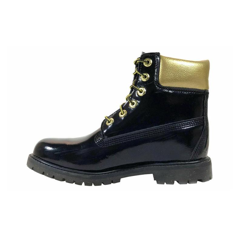 Timberland Stivali da lavoro da donna a taglio medio edizione limitata Midnight 6 pollici stivali neri A1U6H