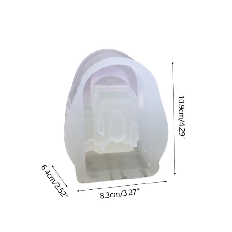 Durable Silicone Cake Moulds Easy To Clean Roman Palaces Shaped DIY Baking Molds