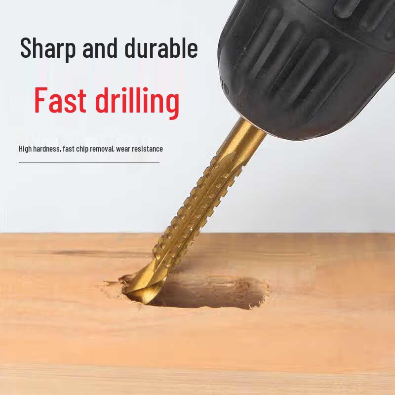 6-Piece Hex Shank Step Drill Bit Set