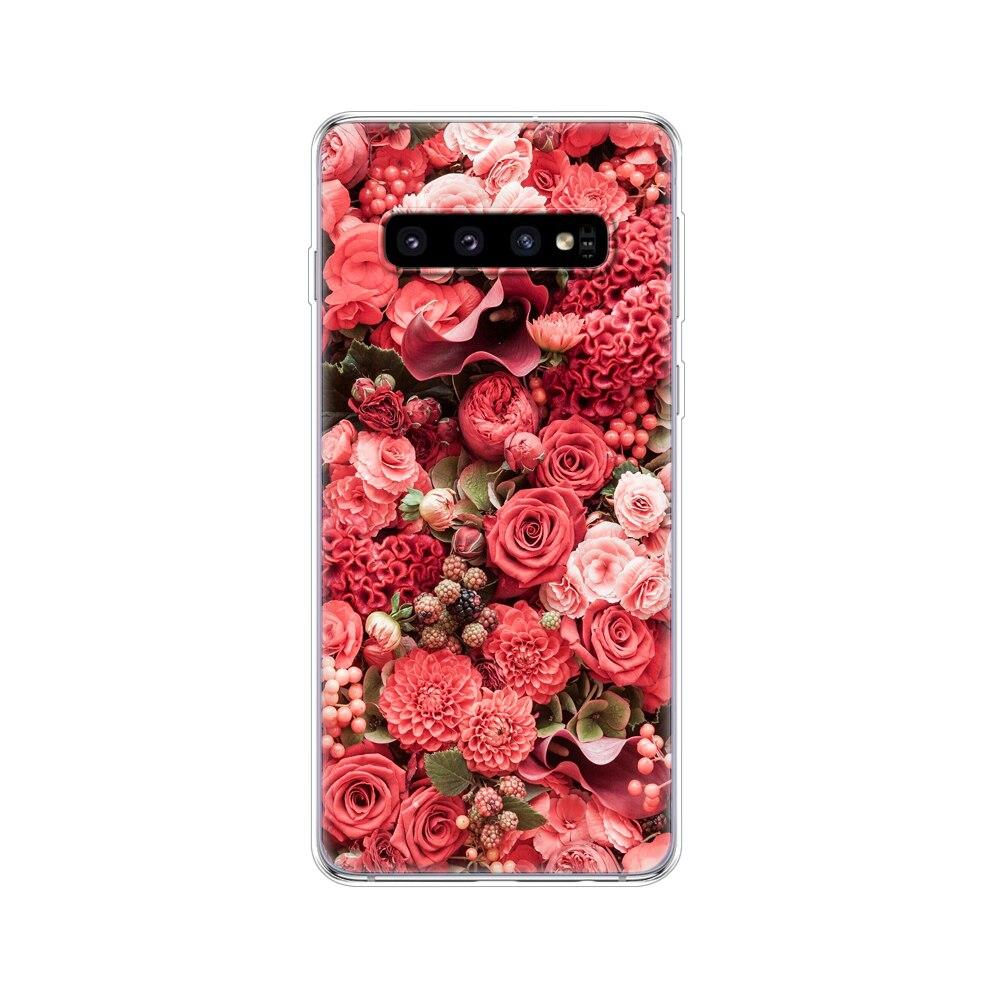 For Samsung Galaxy S10 Case S10Plus Silicone TPU Cover Phone S10 E Case On For Samsung S10 Plus G975F S 10 SM-G973F Transparent