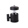 Metal Mini Ball Head Tripod Adapter for Cameras, 1/4 to 3/8, 360° Rotating Photography Accessory