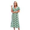 AX Paris Womens/Ladies Geometric Tie Detail Midi Dress