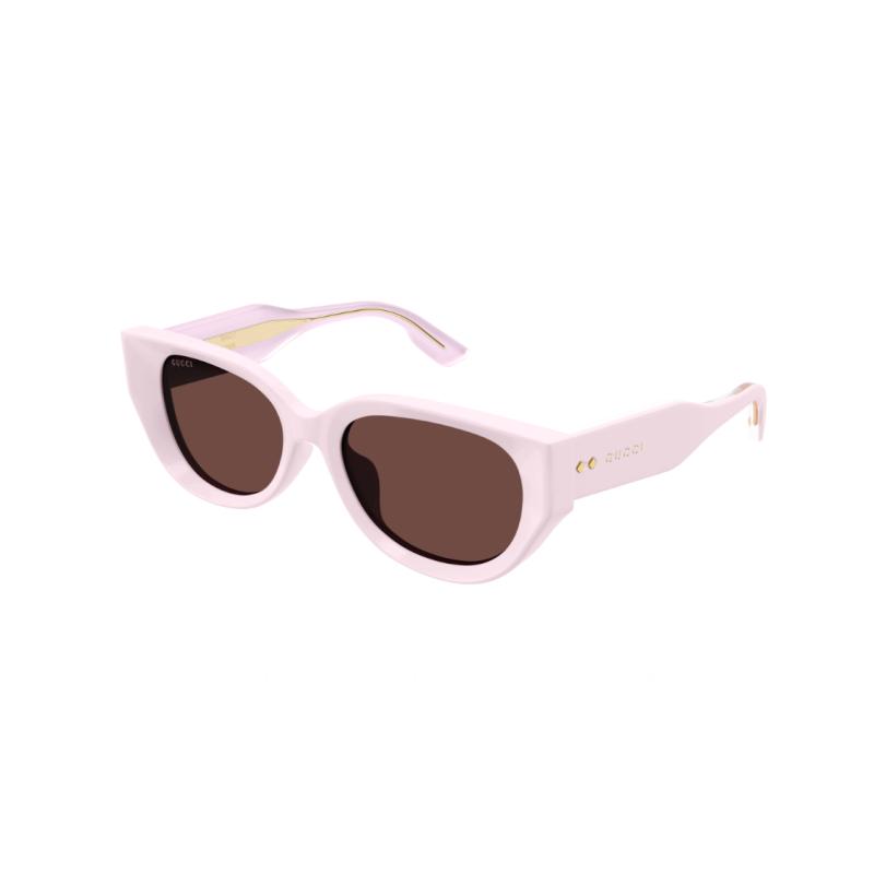 

GUCCI Logo Irregular Sunglasses Men s Pink F розовый