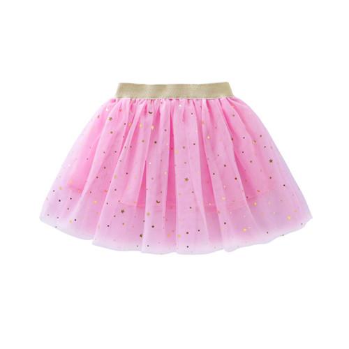 Children's Skirts Girls Summer Lace Baby Mini Tutu Skirts Stars Glitter Dance Sequin Birthday Party Skirt Kids