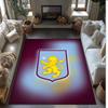 Tappeto in Velluto di Cristallo con Stampa Calcio Aston Villa, Comodo Assorbente d'Acqua Antiscivolo Tappeto per Pavimenti Interni