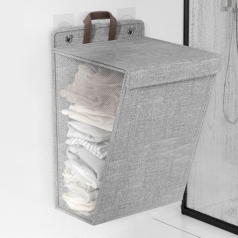 Practical Cloth Storage Bag Convenient and Soft Hangings Storage Hampers Handy Container for Bedroom and Laundry Room