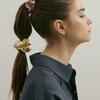 AVVINA PELLE Seiden-Scrunchie (S) - Staubige Rose
