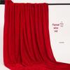 Deep Plush Red and Gold Silk Velvet Tablecloth and Curtain