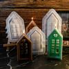 House Shaped Candle Molds for Making Candle Soap Room Decorations House Candle Holder Molds for Making Tealight Holder