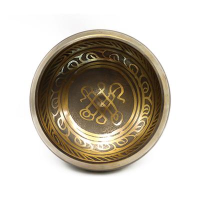 Handmade Buddha Tibet Struck Bowl Ritual Music Therapy Copper Chime Tibetan Singing Bowls