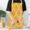 Adult Kids Geometry Stripes Arrow Pattern Kitchen Sleeveless Aprons Women Men Cleaning Apron Home Cooking Pinafores