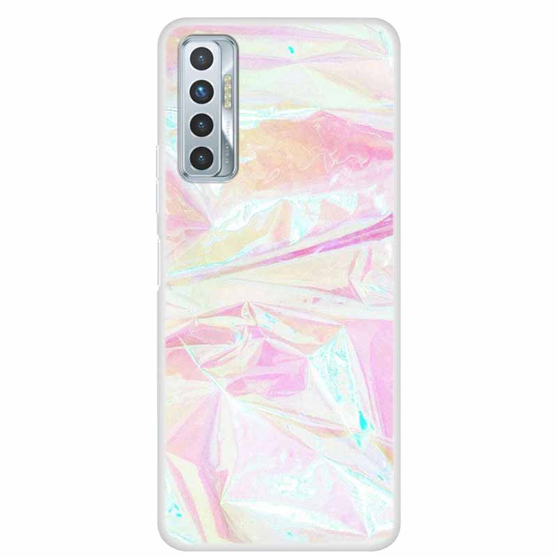 For Tecno Camon 17P Case Luxury Silicone TPU Soft Cover Phone Case For Tecno Camon 17 CG7 CG6 Coque Shockproof Marble Funda Capa