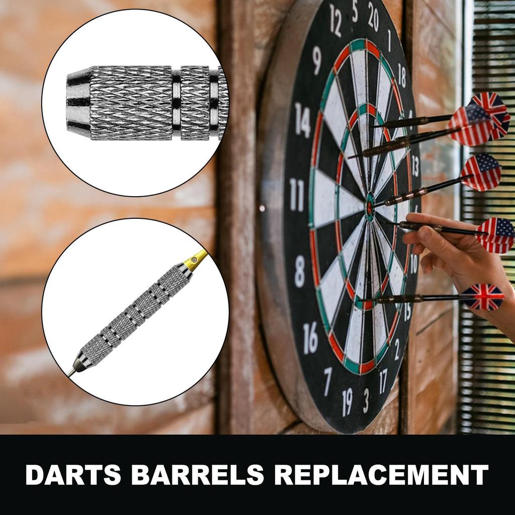 Dartbox Replacement Pack Replacement Barrels Non-Slip Balanced Professional Barrels Iron Dartbox Head for Kids Adults Home