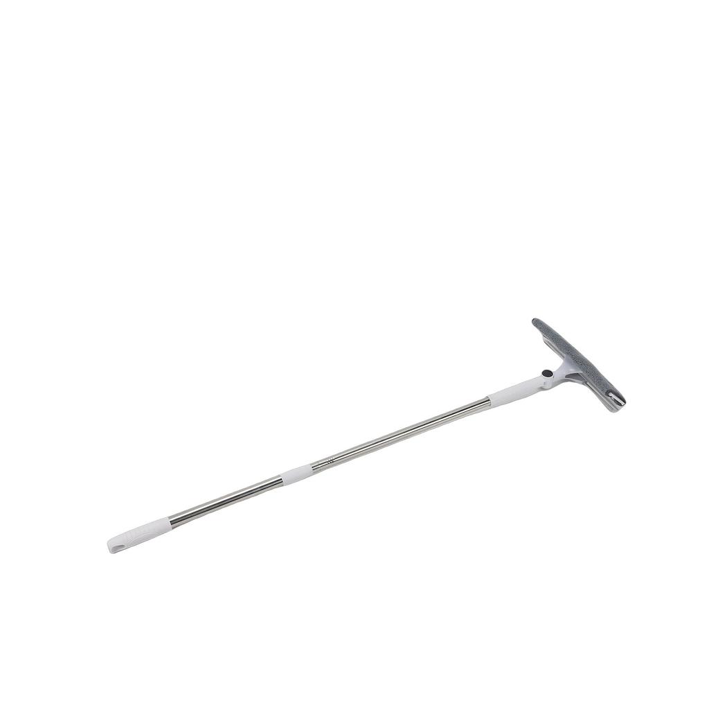 Window Squeegee Multifunctional 180 Degrees Rotatable Window Cleaning Tool with Extension Pole for Wall Door