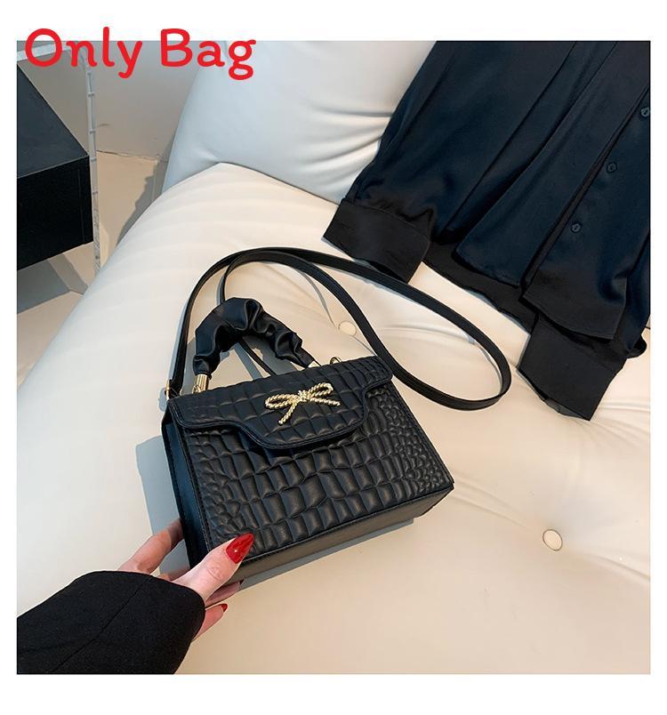 Street Style Pu Small Square Bag With Top Flap For Daily Use