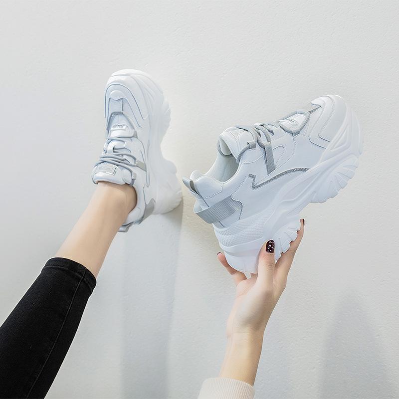 Women's shoes new Internet celebrity single shoes platform casual sports shoes small size women's shoes