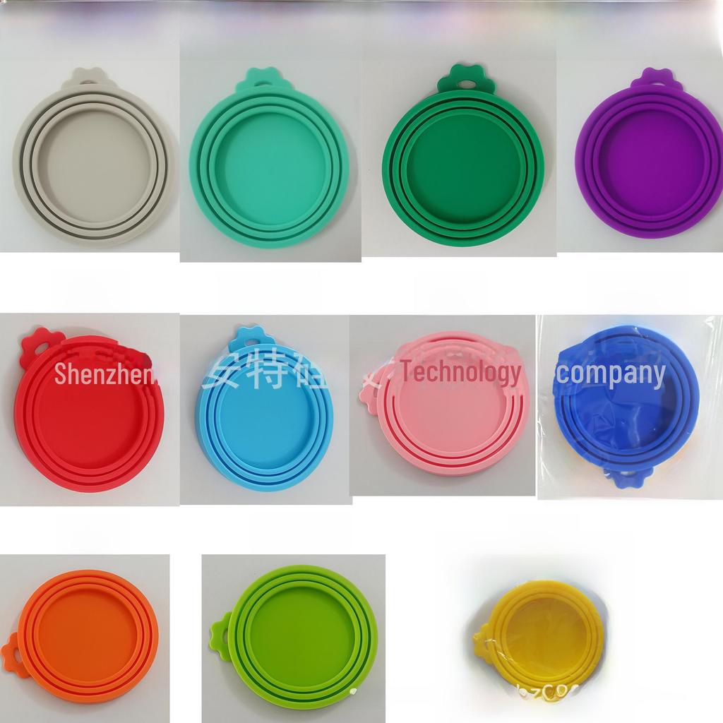 Silicone Pet Food Can Lid - 3-in-1 Fresh-Keeping Seal for Cats and Dogs