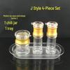 Plastic Condiment Dispenser Set