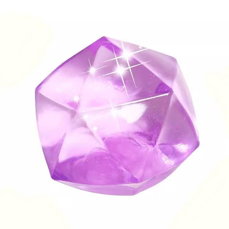 

1 шт. Diamond Cube Maltose Fidget Toy Squishy Stress Ball Squeeze Props Сенсорні іграшки для зняття стресу для дорослих Тривога ADHD фіолетовий