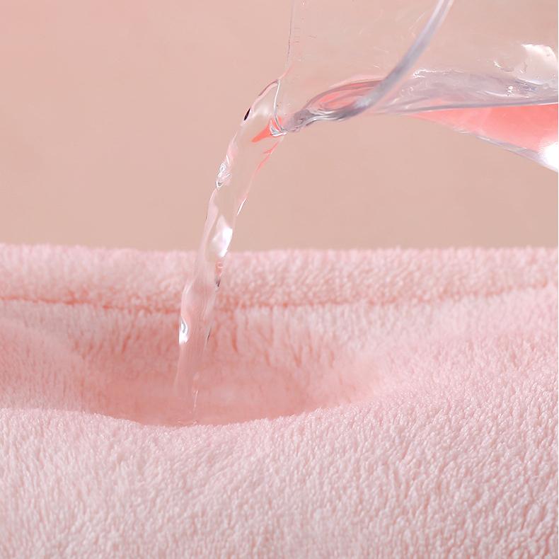 Cartoon Coral Velvet Star Hair Drying Cap Triangular Shower Cap Absorbent Hair Drying Towel