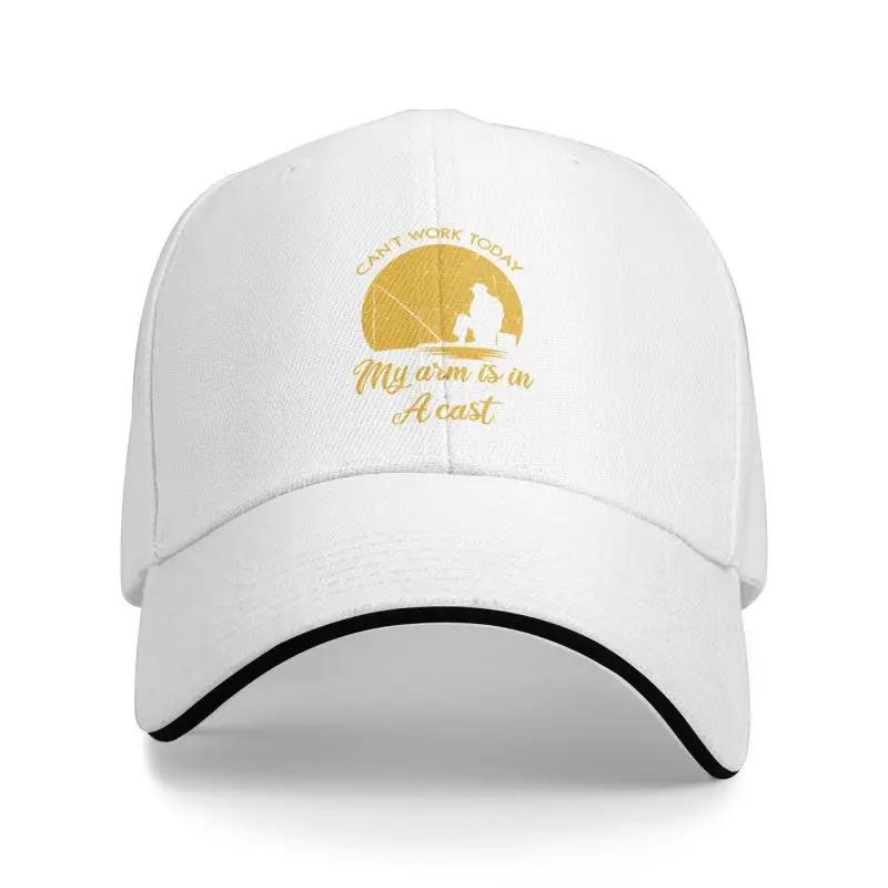 Punk I Can't Work Today My Arm Is In A Cast Baseball Cap Men Women Adjustable Funny Fishing Is My Life Dad Hat Outdoor