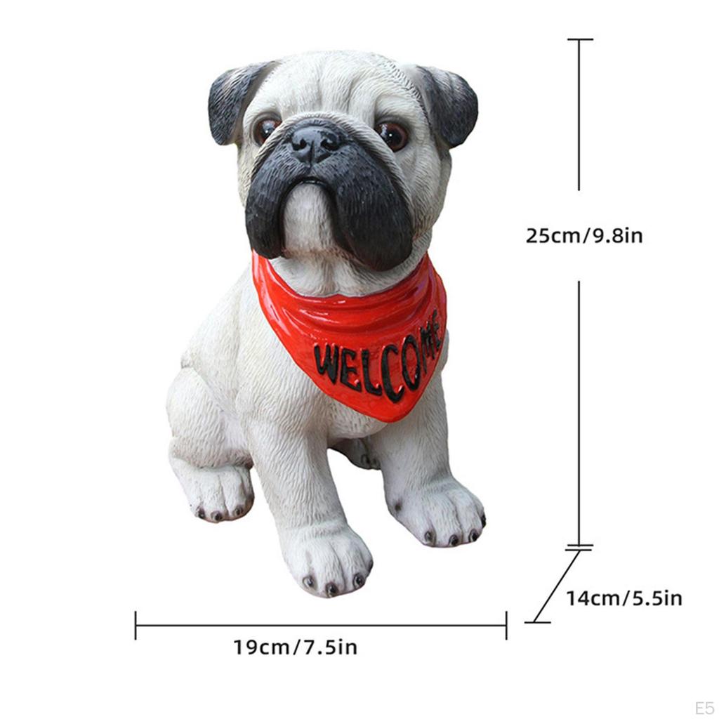 Animal Statue Dog Sculpture Desktop Figurines Collection Ornament for House Cabinets