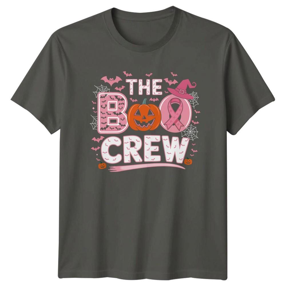 The Boo Crew Unisexs TShirt Breast Cancer Awareness Halloween Gift For Her S