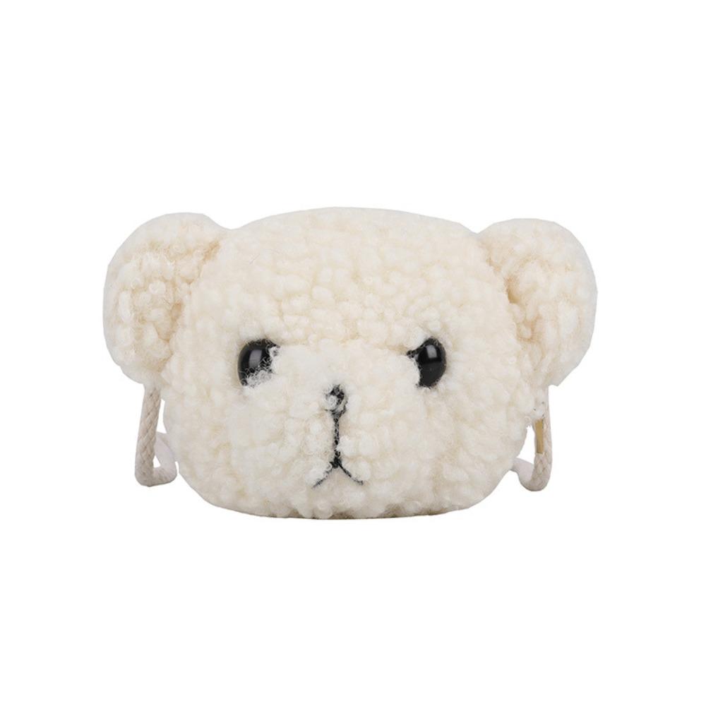 

Zipper Earphone Organizer Backpack Bags Purses Smile Bear Bag Diagonal Women Bag Bear Shoulder Bag