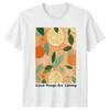 Good Things Are Coming Floral Citrus Fruit Nature TShirt