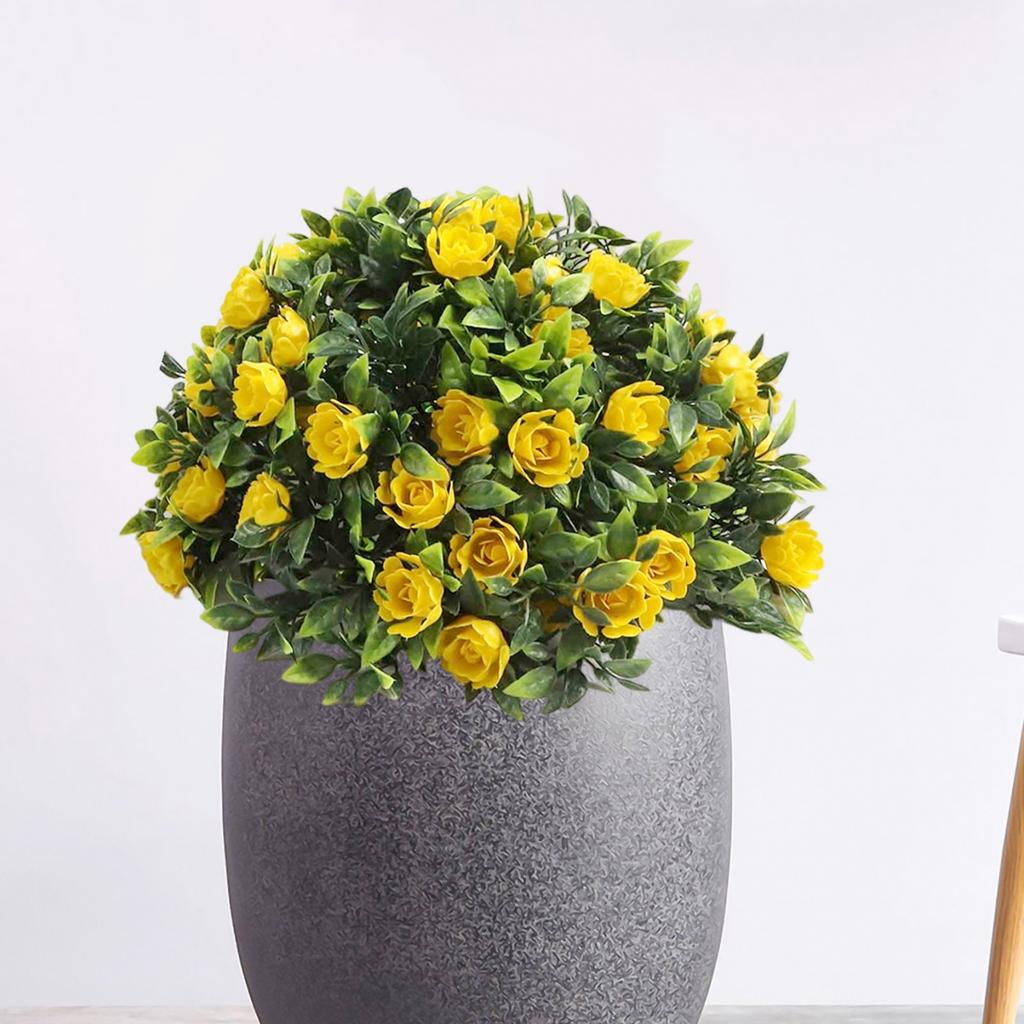 Convenient Installation Attachments Artificial Plant Balls Faux Flower Balls