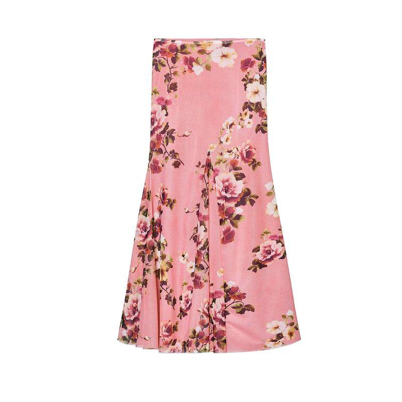 

Принтованная шелковая сетчатая майка на бретелях с V-образным вырезом без рукавов 5039120 Принтованное шелковое сетчатое платье макси с высокой талией 5039121 Pink Skirt L