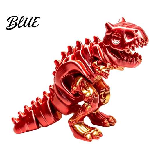 Dinosaur Enthusiast Gift 3D Printed Carnotaurus Ornament Articulated Skeleton Model for Home Office Desk Decoration Dragon Figurine Collectors
