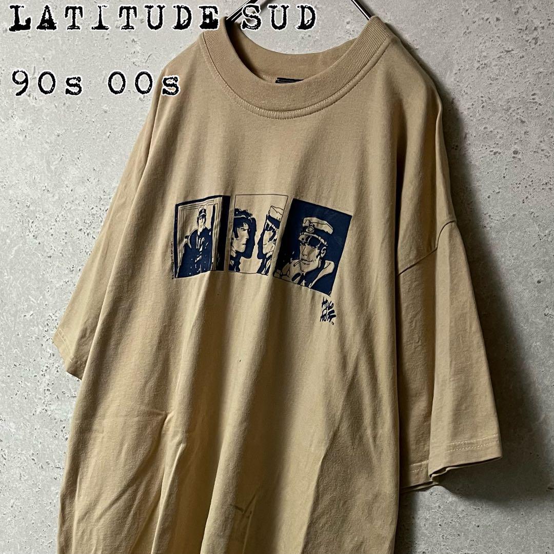 

[USED] 90s00s Italian anime t-shirt Hugo Pratt copyright