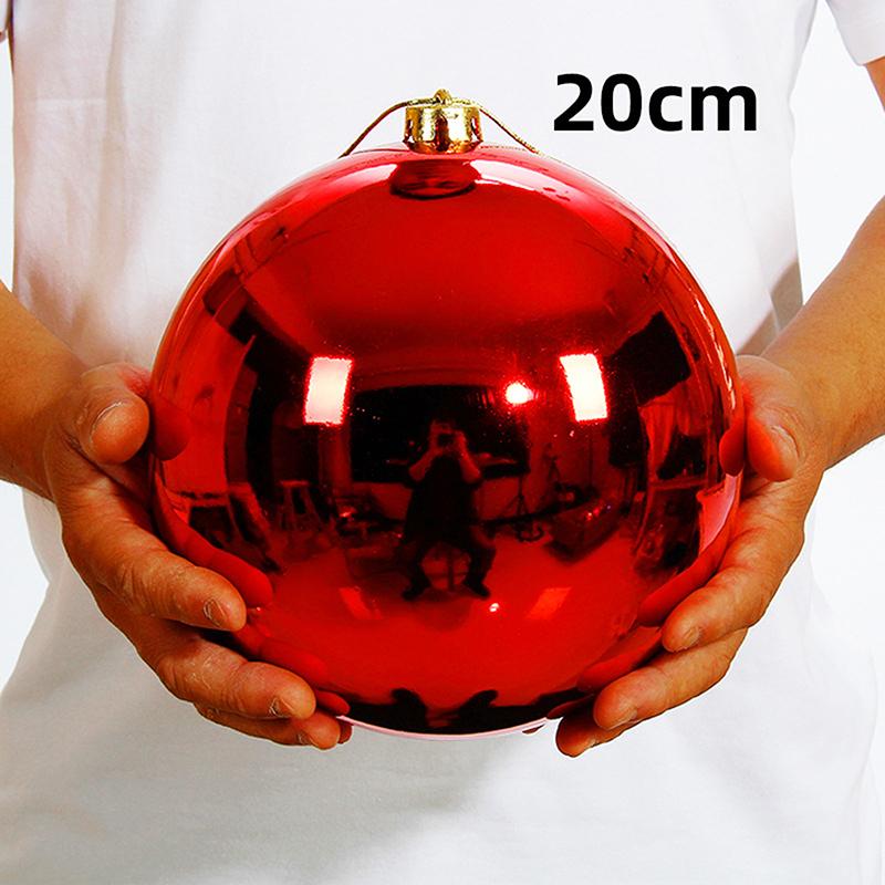 1 Stück 12/15/20CM Weihnachtsdekoration Kugel Weihnachtsbaumschmuck Hängende Glänzende Kugeln Für Zuhause Bar Party Hochzeit Weihnachten Deko