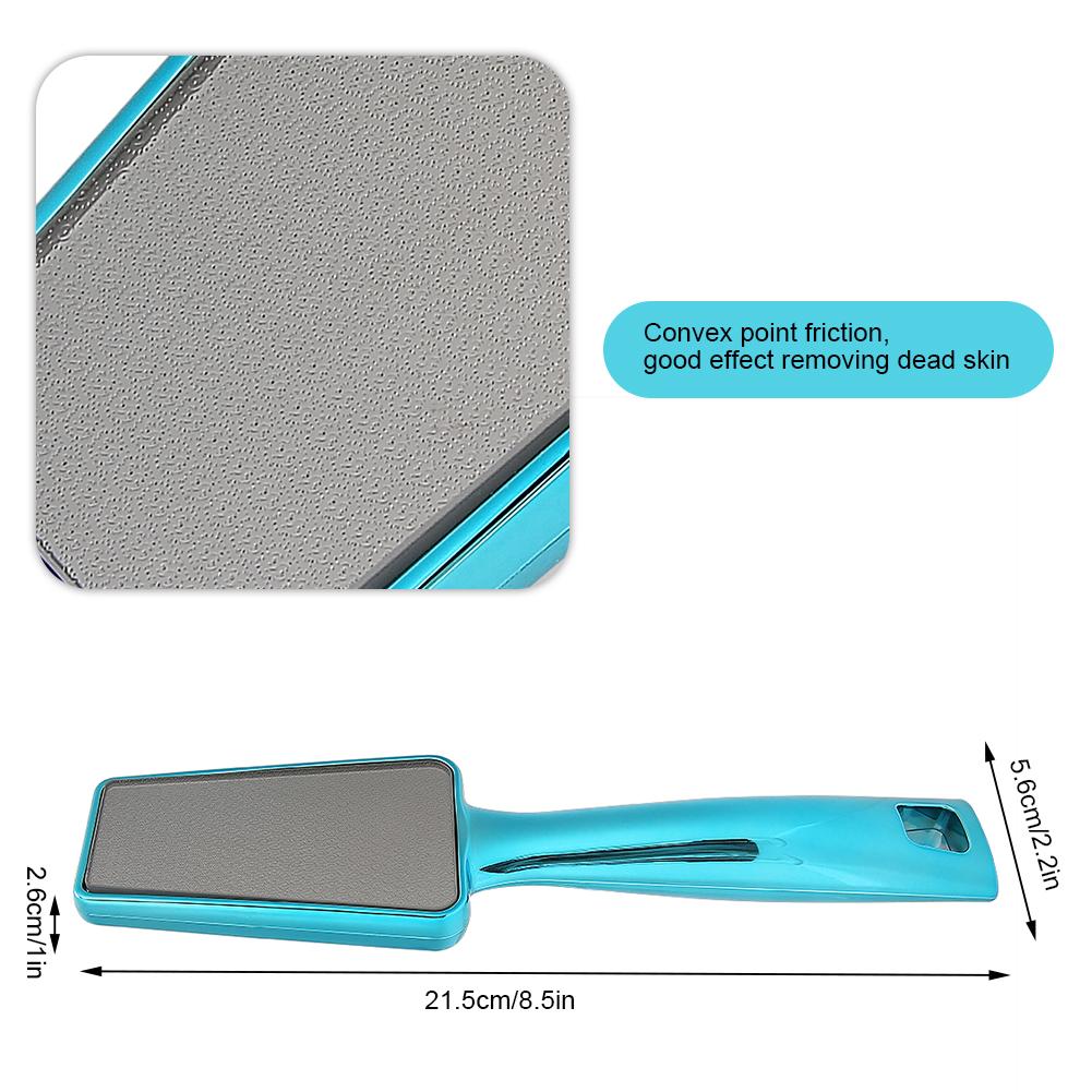 Nano Glass Foot Rasp Callus Dead Skin Remover Exfoliating Pedicure Foot File (Blue)