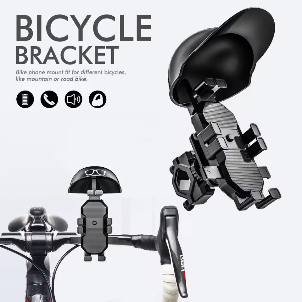 Motorcycle Bicycle Waterproof Sunshade Holder Bicycle Umbrella Octopus Phone Bracket Helmet Creative Mini Parasol Sun Shade