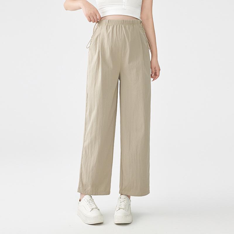 

2026 Maternity Harem Pants - Lightweight, Belly-Friendly, Cropped for Petite Pregnant Women, Spring/Summer Collection. 2XL хаки