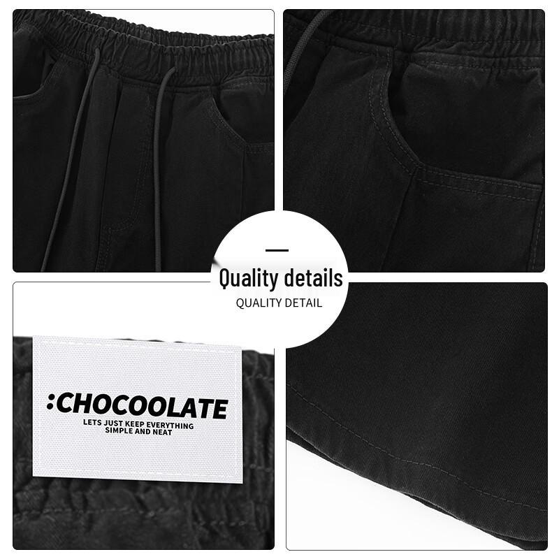 CHOCOOLATEit Men's Loose Fit Cotton Cargo Pants